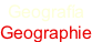 Geografía Geographie